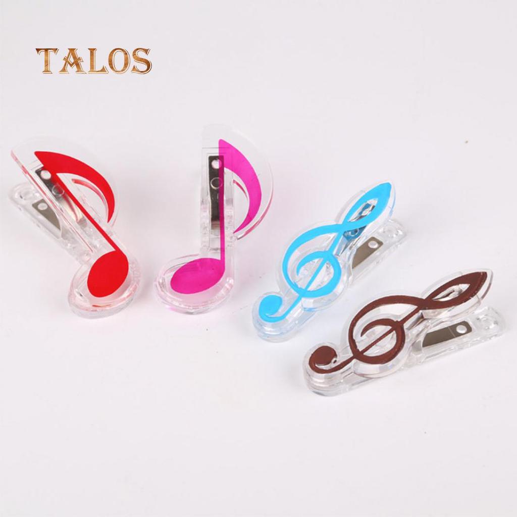 Lovely Plastic Music Book Page Musical Note Shape Clip Treble Clef Bookmark Musical Instruments