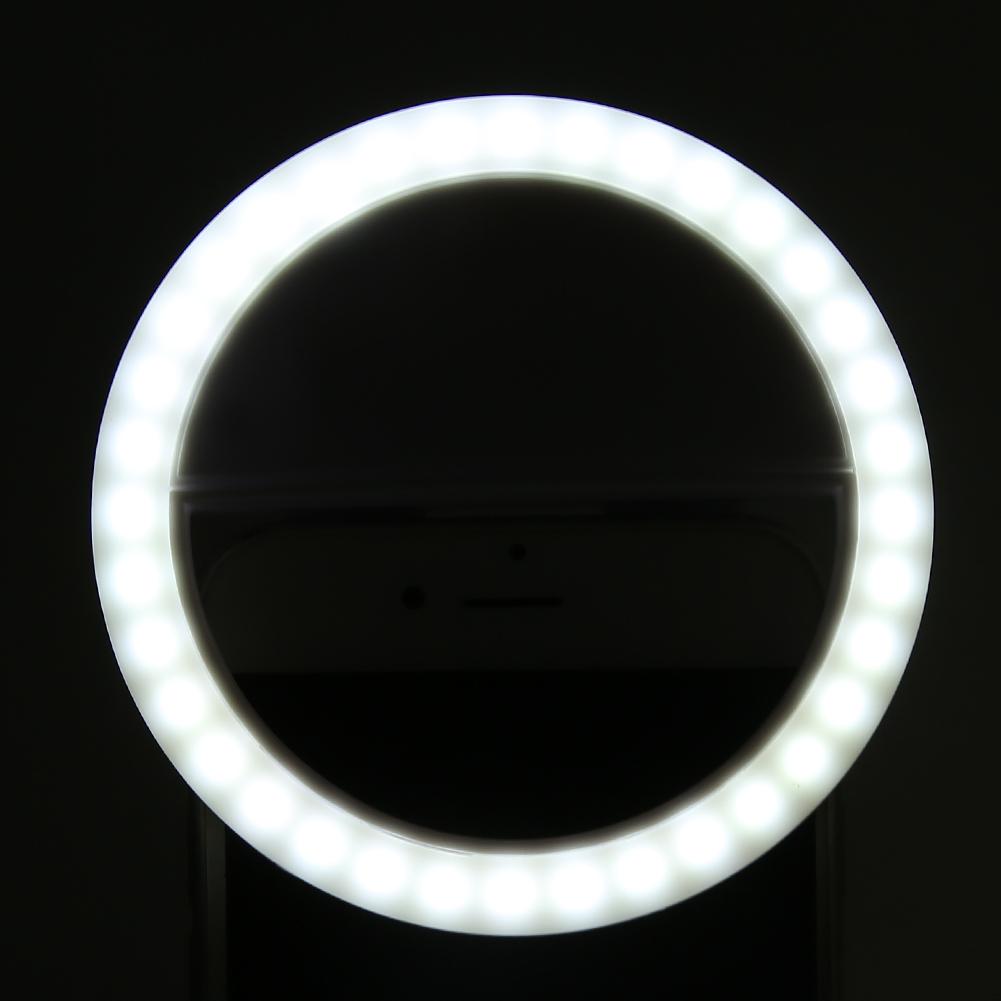 Mobile Phone Fill Light Dimmable LED Circle Lamp USB Rechargeable Live Streaming Light