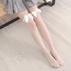 Thigh High Stockings Women Ultra-Thin Transparent Nylon Long Socks Jk Girls Cute Bowknot Kawaii Knee High Socks Stockings