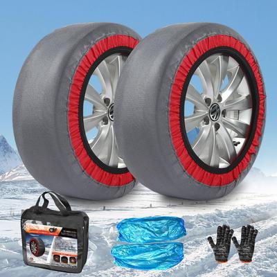 Genuine 2025 Snow Fabric Tire Compliant with Chain Fits 2 Easy No Jacking Snow Protection for Light Perfect for Snowy and Icy A for Severe Includes