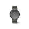 DANIEL WELLINGTON Watch Quartz Movement 40MM Gray Dial Men's Watch Chain Piano Strap DW00100777