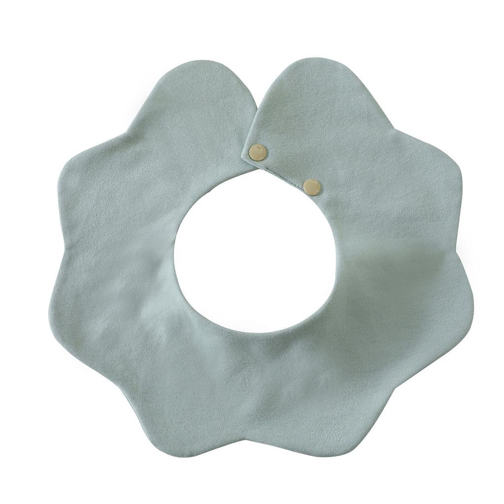 100% Cotton Baby Drool Bibs Soft Cloud 360° Wave Design Comfortable Drool Bandana for Infants Newborns