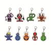 Pingente Chaveiro Anime Arco-Íris - Design Galáxia Figura Dor de Estômago
