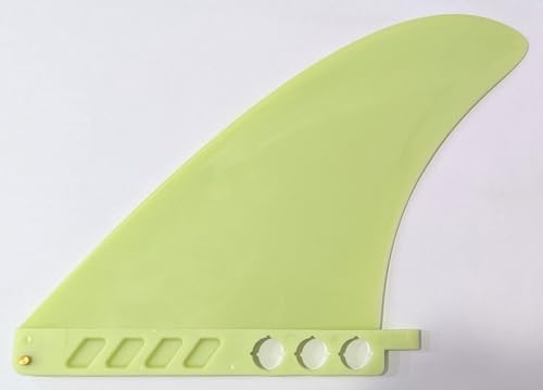 17cm Safety Flex Soft Center Fin, 7" for Longboards, SUPs, Paddleboards, AirSUPs, and Surfboards by saruSURF (Yellow)