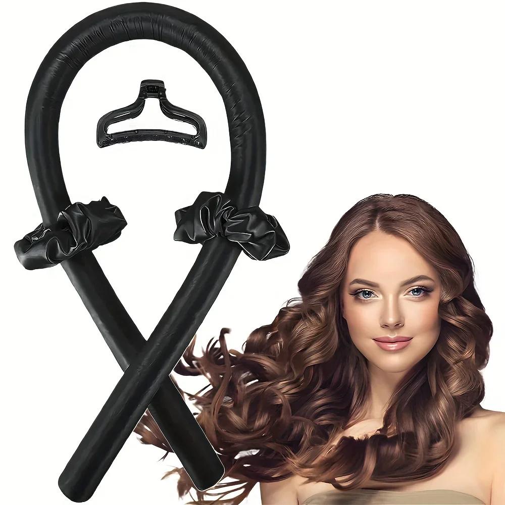 4pcs/1set, Heatless Curling Iron Set for Women,Manual Hair Styler for Normal Hair Type Suitable as a Valentine's Day gift,