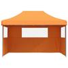 VidaXL Tente de réception pliable escamotable avec 3 parois latérales, tente, tente à auvent, auvent de gazebo, tente 4005017