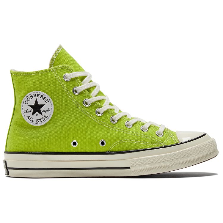 Converse Chuck 70 High Lime Twist Unisex Sneakers Green Egret Black 172141C