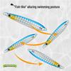 Thousand Changes Super Long Cast Iron Plate Lure: Electroplated Artificial Bait for Freshwater & Seawater Fishing