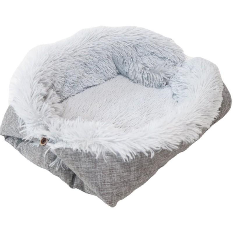 Soft Plush Pet Bed Cats Small Dogs Winter Warm Folding Nest Washable Mat
