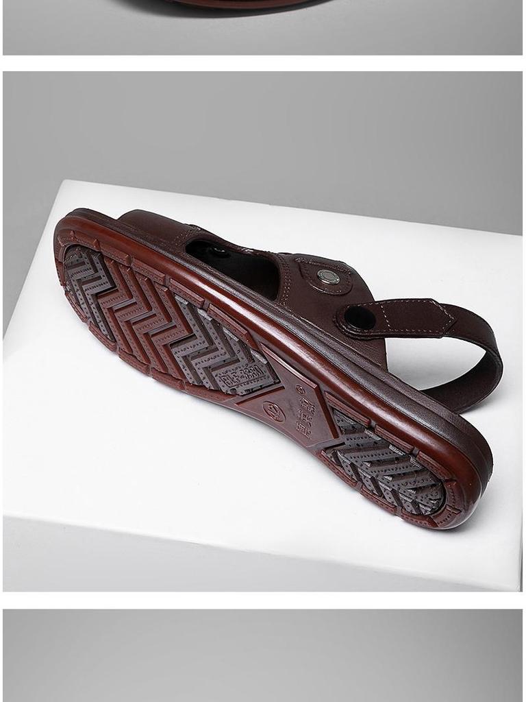 Men's Summer Comfort Waterproof Non-Slip Dual-Use Sandals with Thick Sole