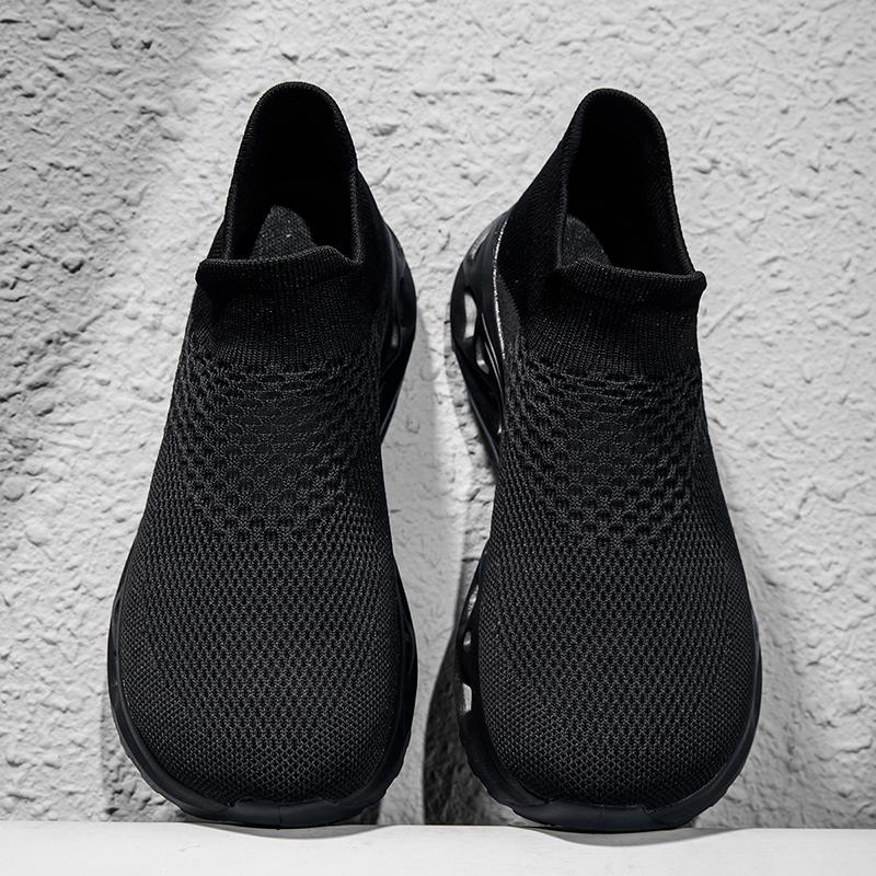 TUINANLE Men's Wide Toe Minimalist Sports Shoes Breathable and Comfortable Barefoot Shoes Breathable Black Fitness Running Women's Sneakers