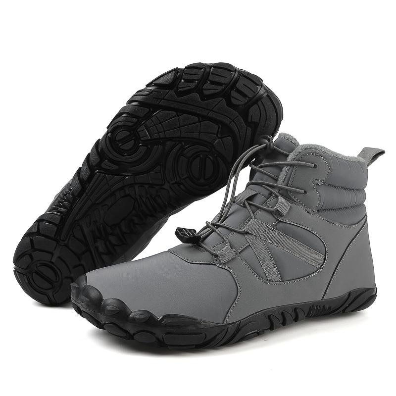Winter Hiking Shoes Snow Boots Plush Cotton Shoes Outdoor Sneakers Men Women Ankle Boots Warm Winter Boots Mid-top
