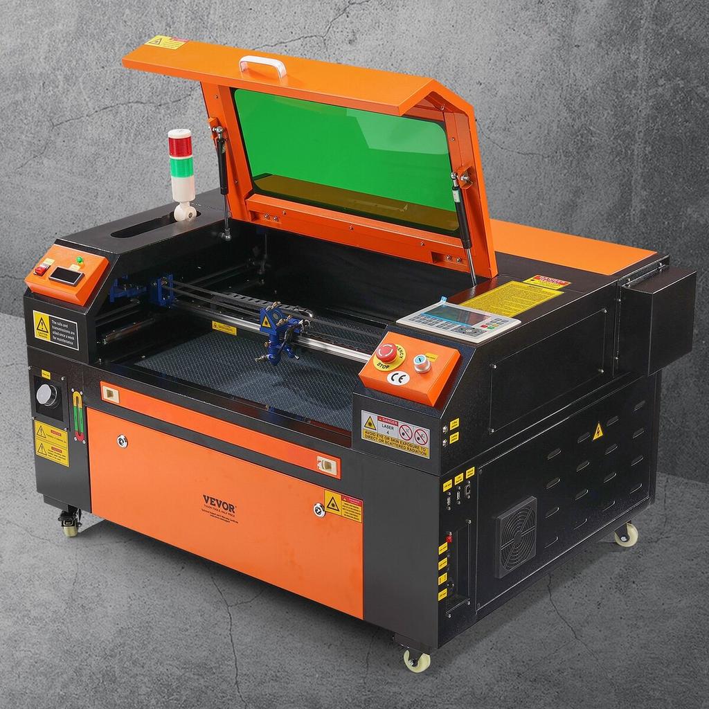 60W CO2 Laser Engraver Engraving Carving Print Machine 400x600 Mm Workbed