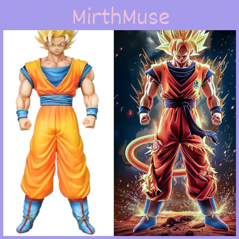 Super Saiyan Son Goku Pvc Model With Assembled Design For Action Collectors And Enthusiasts