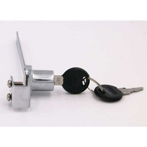 RUOFENG Showcase Locks, Metal, Silver Tone, Pack of 3