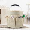 Multi Pocket Picnic Folding Basket Foldable Electrician Toolkit Bucket Garden Tools Bag  Fishing
