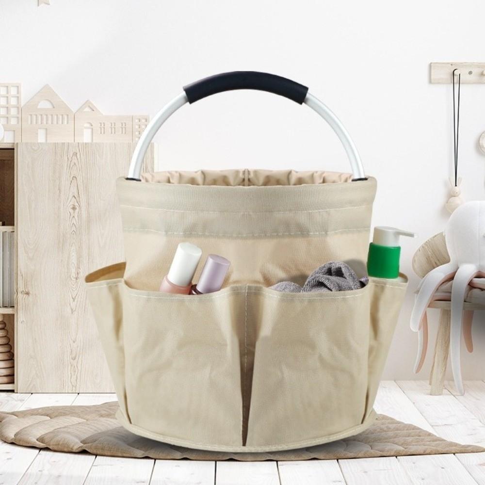 Multi Pocket Picnic Folding Basket Foldable Electrician Toolkit Bucket Garden Tools Bag Fishing