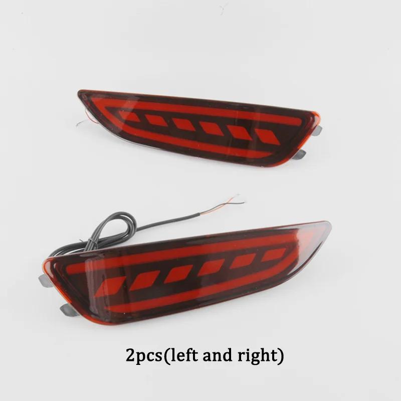Car LED Rear Bumper Lamps For Hyundai Accent Hatchback 2010-2016 Brake Light Turn Signal Backup Reflector Taillights Fog lamp