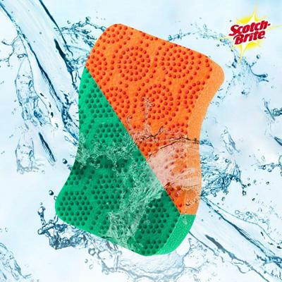 3M Scotch-Brite Dot Antibacterial Kitchen Sponges (1 Pack, 3 Pieces)