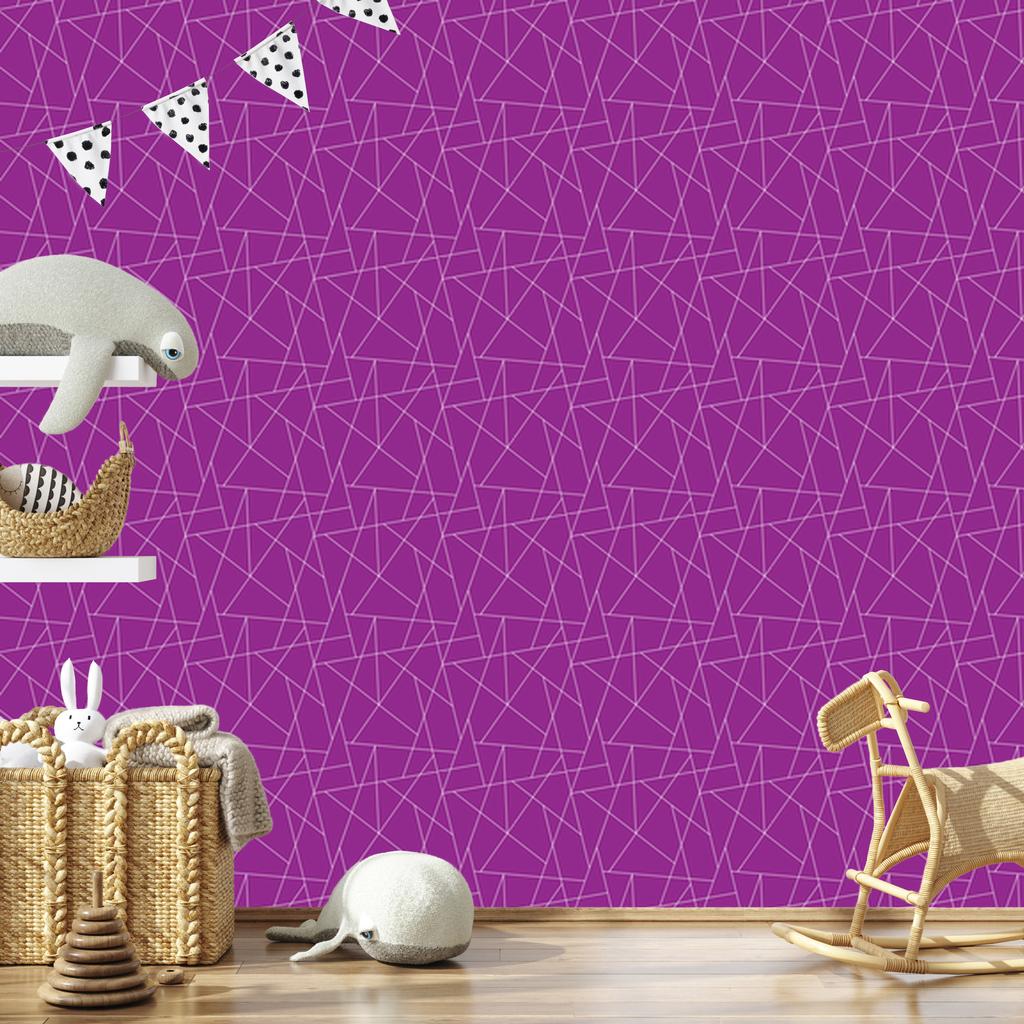 Wallpaper Geometric pattern background purple, center purple 50x1000