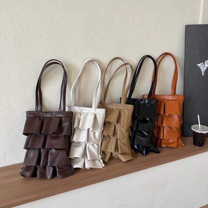 Trendy Street Style Handbag 2023 New Large Capacity Pu Bucket Bag For Women