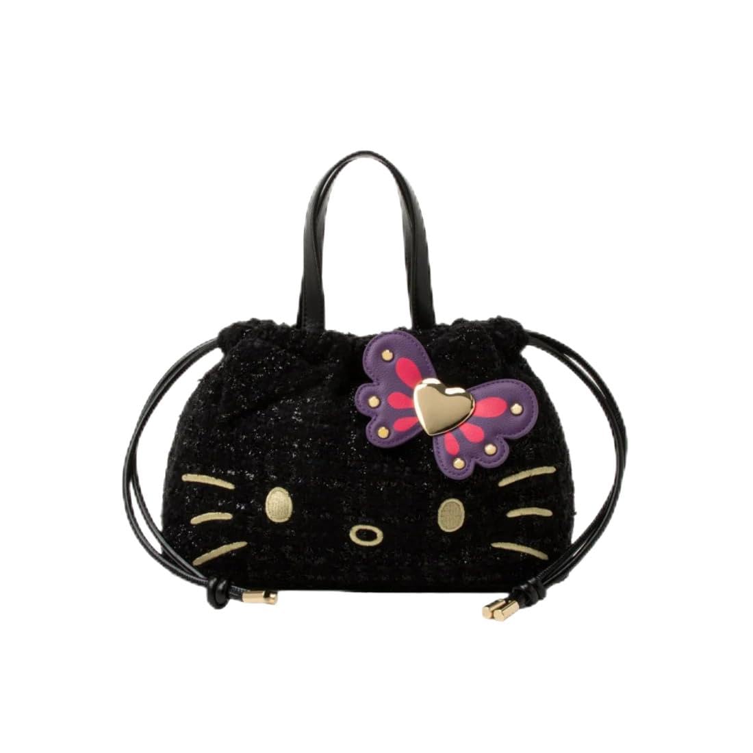HELLO KITTY drawstring tote bag чёрный