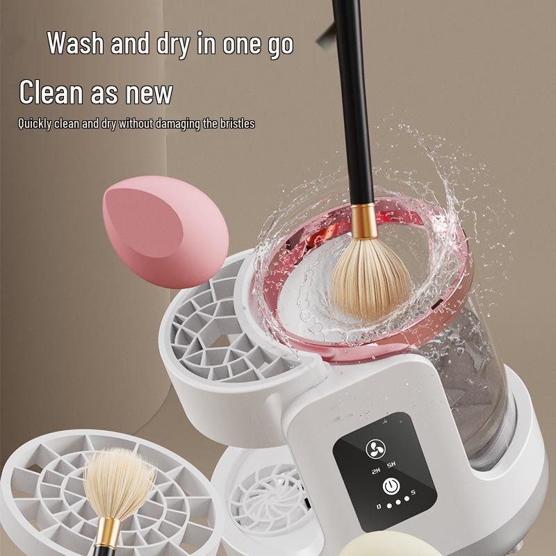 Rechargeable Electric Makeup Brush Cleaner & Quick Dryer