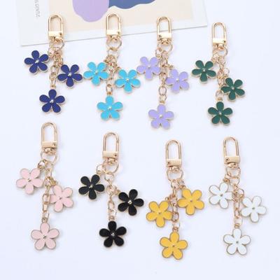 Sakura Flower Sakura Flower Keyring Acrylic Flower Phone Chain Colorful Flower Keychain  Jewelry