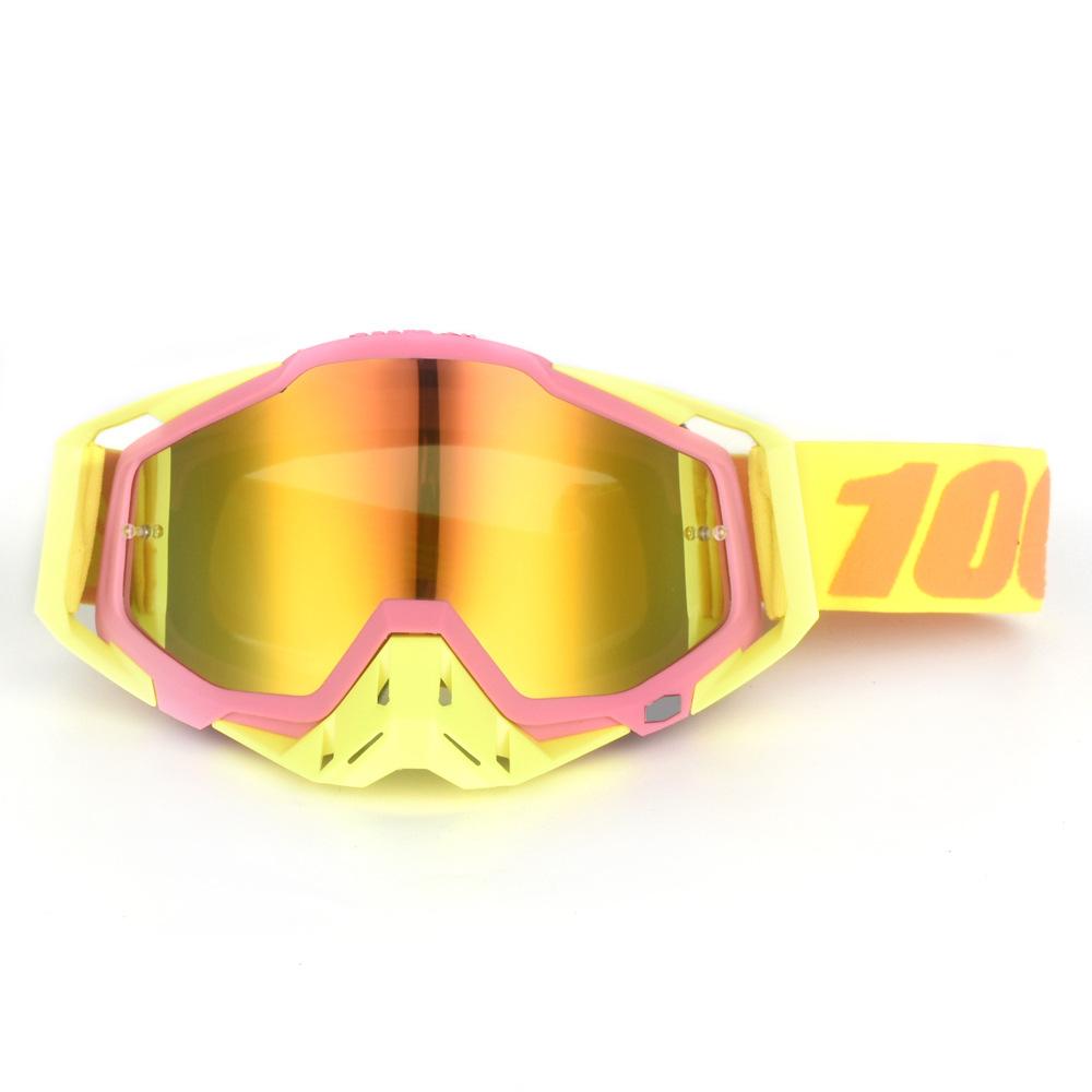 Motorcycle Goggles Color Off-road Helmet Goggles Windproof Sand Riding Glasses Ski Goggles