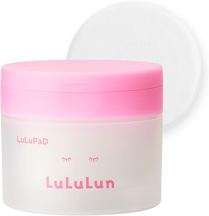

LuLuLun LuLuPaD Moisture ON Toner Pads, 50 Sheets, Moisturizing Wipe-Off Lotion Pads