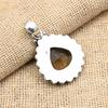 Smoky Topaz Gemstone Handmade 925 Solid Sterling Silver Jewelry Pendant For Wedding Gift
