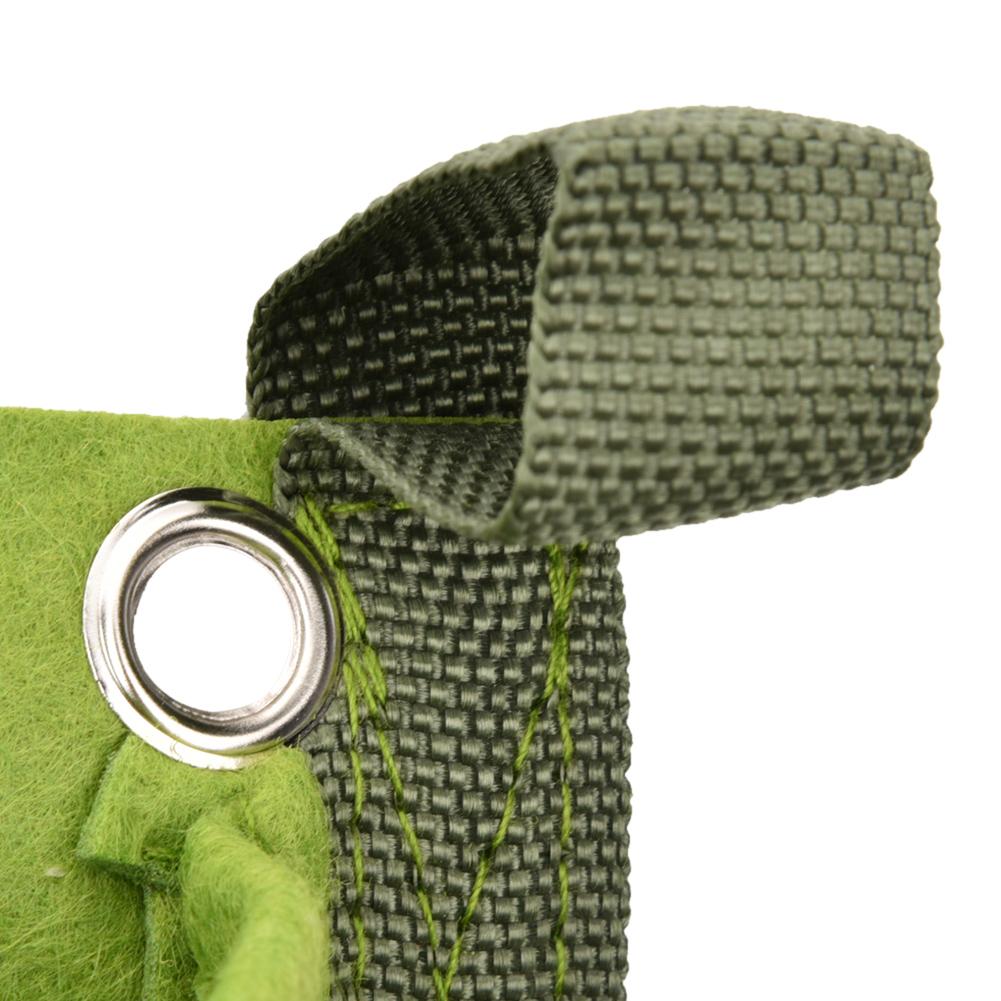 12 Pockets Vertical Greening Hanging Wall Outdoor Garden Plant Growing Bags Planter