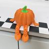 Pumpkin Figurine Halloween Fun Decoration 3D Joint Movable Sitting Posture Pumpkin Model Halloween Decoration Gift Ornament New
