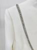 2025 Elegant Long Sleeve Beaded Rhinestone Gown