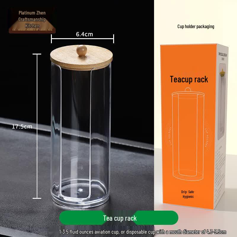 Disposable Heat-Resistant Plastic Cups with Holder