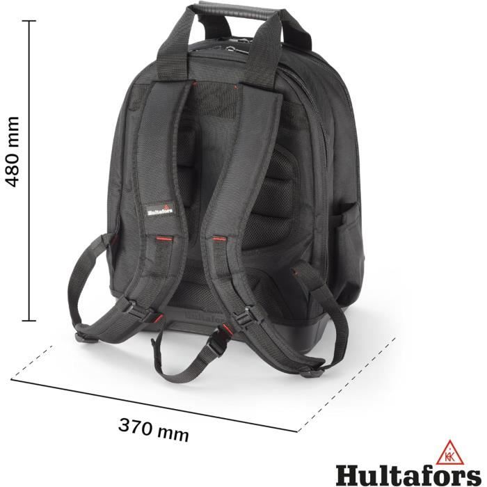 Sac à dos outils Hultafors avec fond renforcé et 42 compartiments