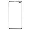 Mobile Phone Back Glass Cover and Outer Glass Panel Replacement for   S10+Plus(Black )