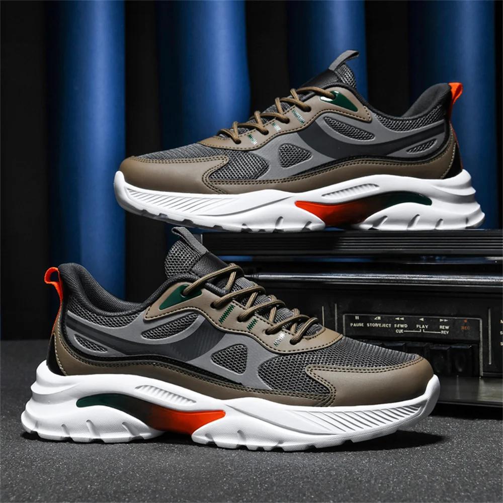 PU Leather 39-47 Male Golf Vulcanize Retro Sneakers Man Shoes Sport Men Cheap High Tech Krasofka All Brand Promo Particular