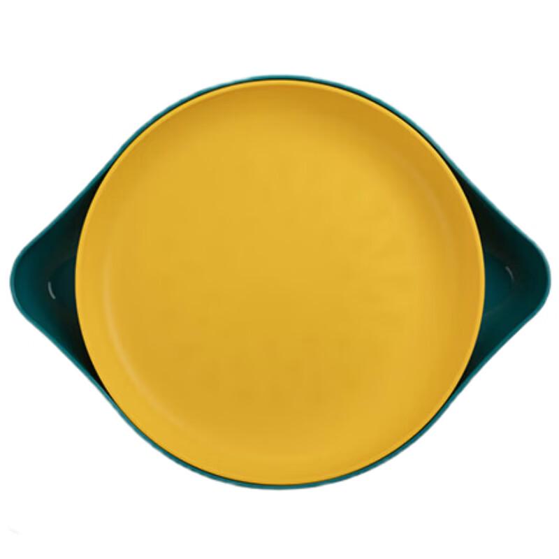 Camellia Double-Layer Food Grade Snack Serving Tray