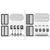 Filter Mop Cloth Dust Bag Side Brush Kit For Cecotec For Conga For X50 And For X-Treme, 1 Set Replacement Accessories