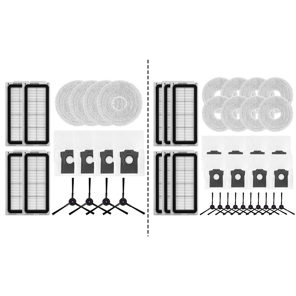 Filter Mop Cloth Dust Bag Side Brush Kit For Cecotec For Conga For X50 And For X-Treme, 1 Set Replacement Accessories