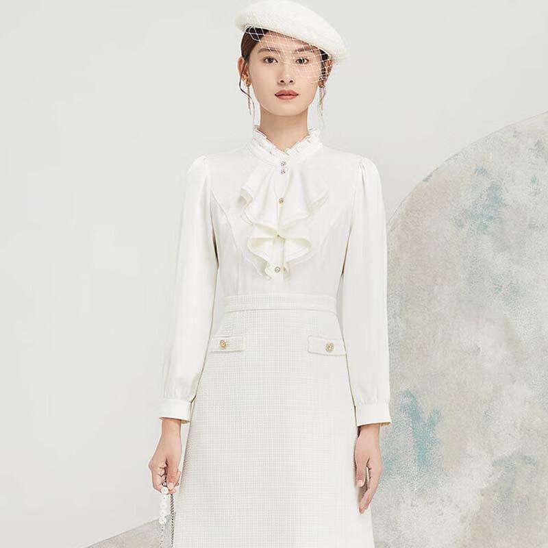 

JESSIE Women s Exquisite Bouclé Style A-Line Mini Dress L