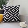 New Nordic-style Simple Geometric Pattern Pillowcase for Summer Ins Sofa Headrest Without Pillow Core