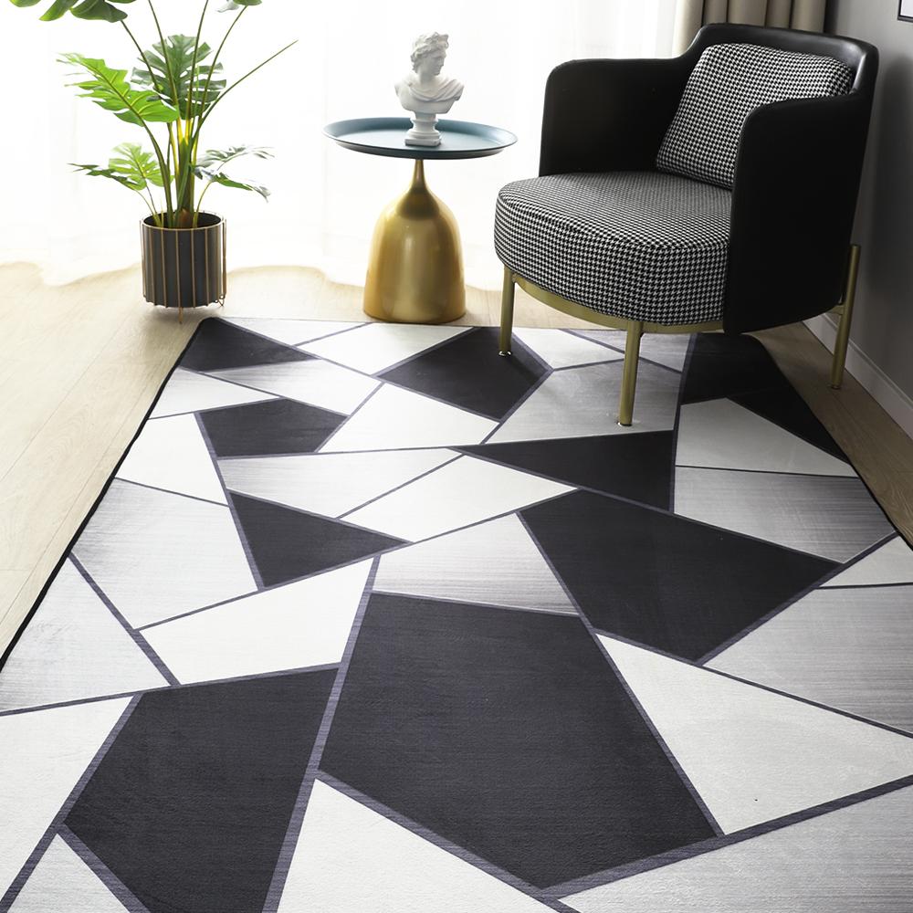 Geometric Printed Carpet Living Room luxury 160x230 Large Area rugs for bedroom decoration soft non-slip floor mat for kids room