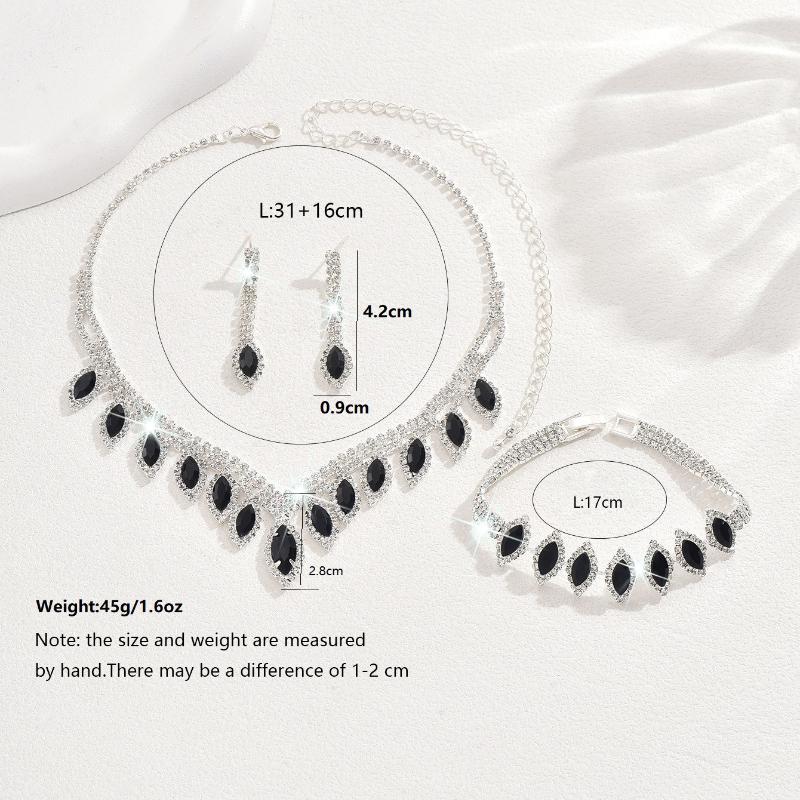 Bridal Accessories Wedding Dress Accessories Jewelry Set Earrings Necklace Bracelet Wedding Set