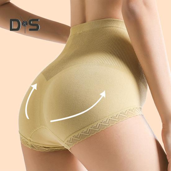 Women's High Waist Underwear Soft Stretch Tummy Control Briefs Seamless Full Coverage Body Shaper Panties