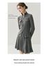 Korean Style Women's Cashmere Knit Cardigan - Slim Fit with Zipper Lapel and Long Sleeves for Versatile Wear