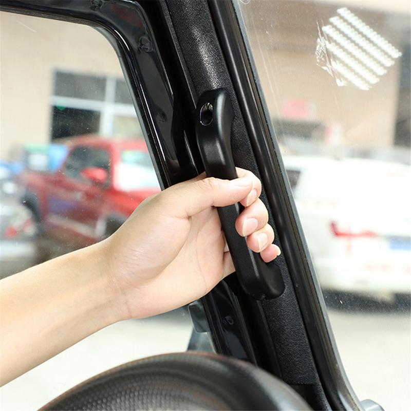 

Лучшее-1 пара Алюминиевая накладка на ручку стойки А для Land Rover Defender 90 110 2004-2018 Внутренняя ручка-поручень стойки двери автомобиля