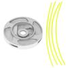 1pcs/3pcs Aluminum Alloy Weed Cutter Head Circular Shape Grass Trimming Head  For Weed Eater