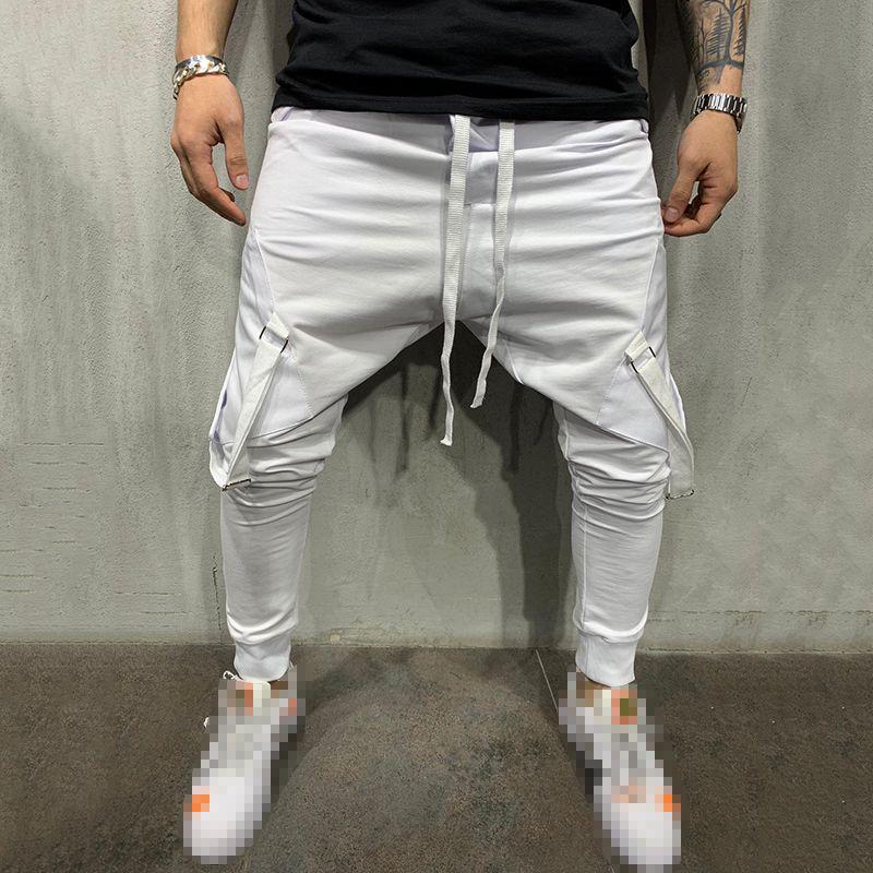Men's Slim Fit Urban Straight Leg Trousers Casual Pencil Jogger Cargo Pants UK Men's Slim Fit Urban Straight Leg Trousers Casual Pencil Jogger Cargo Pants UK